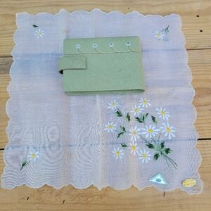 Vintage Wallet and Handkerchief